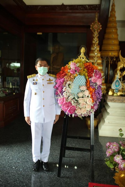 อัญเชิญพวงดอกไม้พระราชทาน 29 มีนาคม 2564